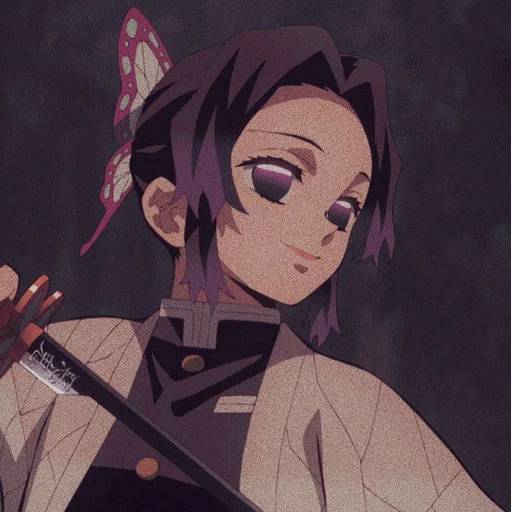 Набор стикеров Шинобу Кочо №10 для WhatsApp 4