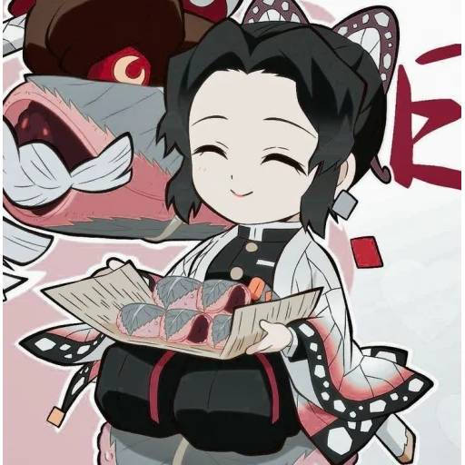 Набор стикеров Шинобу Кочо №11 для WhatsApp 4