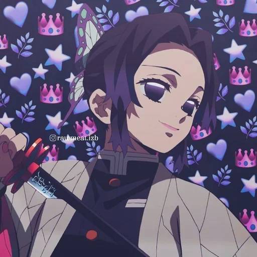 Набор стикеров Шинобу Кочо №16 для WhatsApp 28