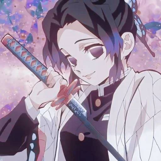 Набор стикеров Шинобу Кочо №17 для WhatsApp 27