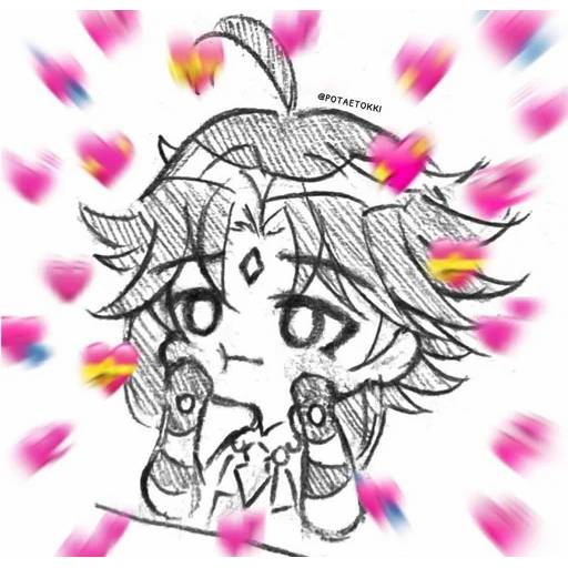 Набор стикеров Сяо №19 для WhatsApp 19