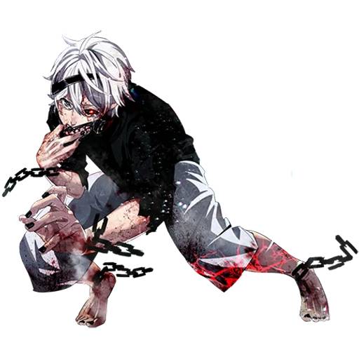 Набор стикеров Токийский Гуль №25 для WhatsApp 10