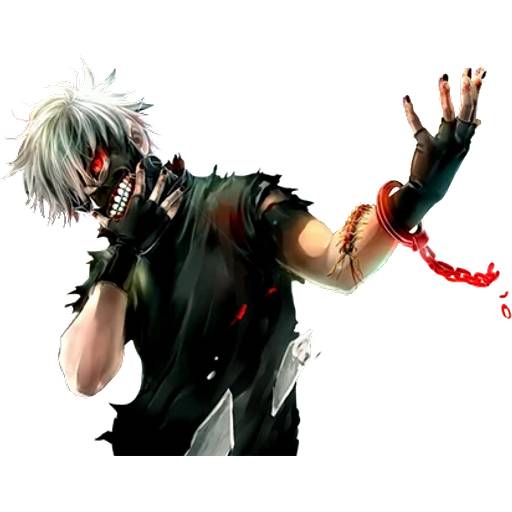 Набор стикеров Токийский Гуль №25 для WhatsApp 15