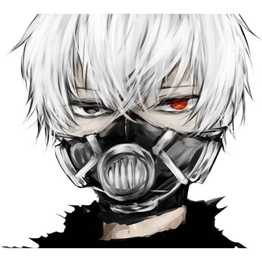 Набор стикеров Токийский Гуль №25 для WhatsApp 17