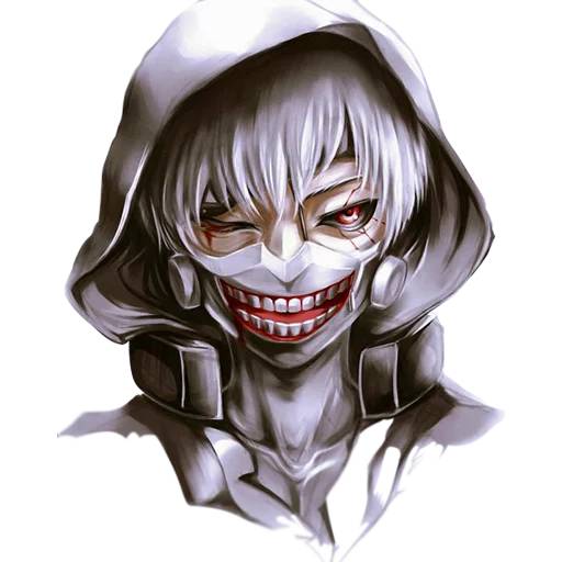 Набор стикеров Токийский Гуль №25 для WhatsApp 18