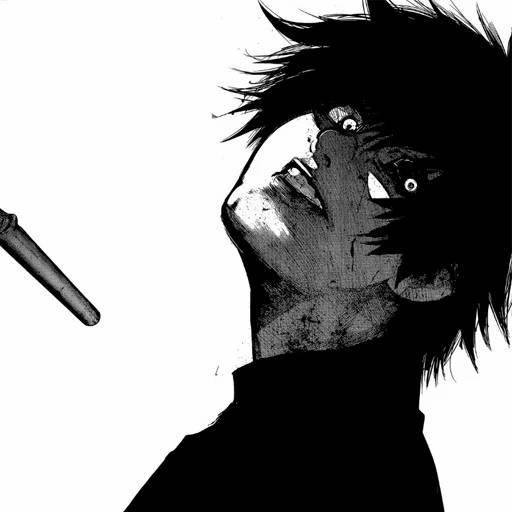 Набор стикеров Токийский Гуль №31 для WhatsApp 14