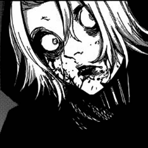 Набор стикеров Токийский Гуль №31 для WhatsApp 15