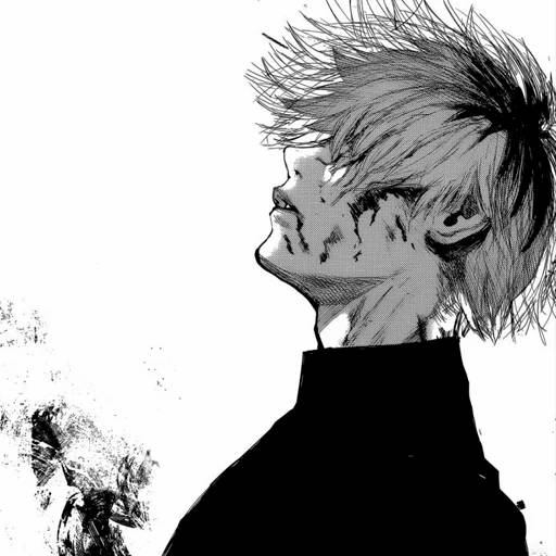 Набор стикеров Токийский Гуль №31 для WhatsApp 17