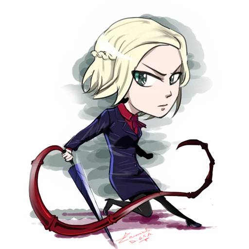 Набор стикеров Токийский Гуль №34 для WhatsApp 15