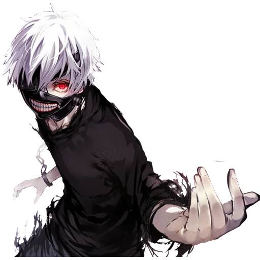 Набор стикеров Токийский Гуль №34 для WhatsApp 16