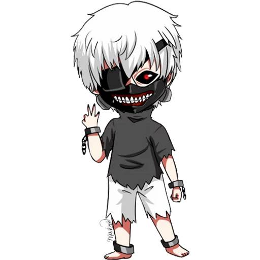 Набор стикеров Токийский Гуль №34 для WhatsApp 23