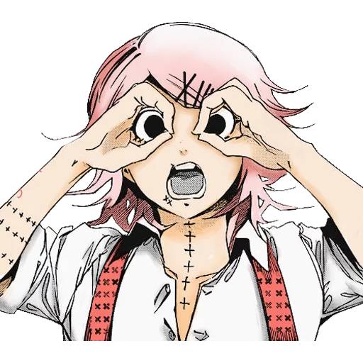 Набор стикеров Токийский Гуль №34 для WhatsApp 29