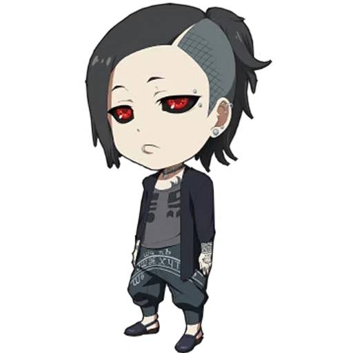 Набор стикеров Токийский Гуль №4 для WhatsApp 16