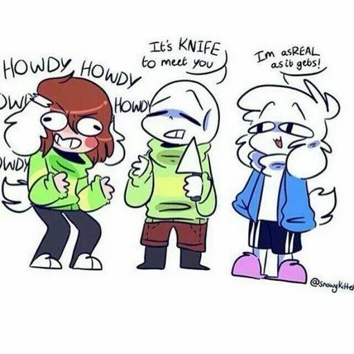 Набор стикеров Undertale №1 для WhatsApp 18