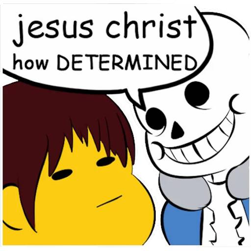 Набор стикеров Undertale №20 для WhatsApp 29