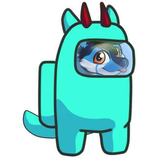 Набор стикеров Among Us №8 для WhatsApp 10