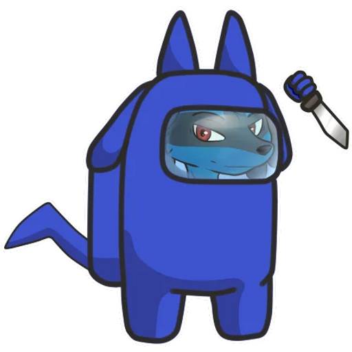 Набор стикеров Among Us №8 для WhatsApp 13