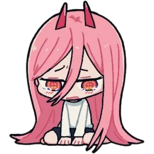 Набор стикеров Человек-бензопила №12 для WhatsApp 20