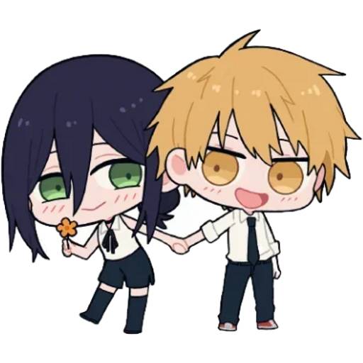 Набор стикеров Человек-бензопила №12 для WhatsApp 3