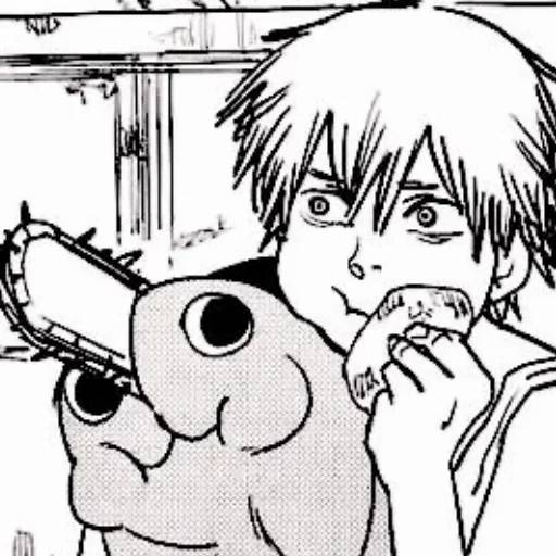 Набор стикеров Человек-бензопила №15 для WhatsApp 27