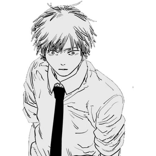 Набор стикеров Человек-бензопила №16 для WhatsApp 25