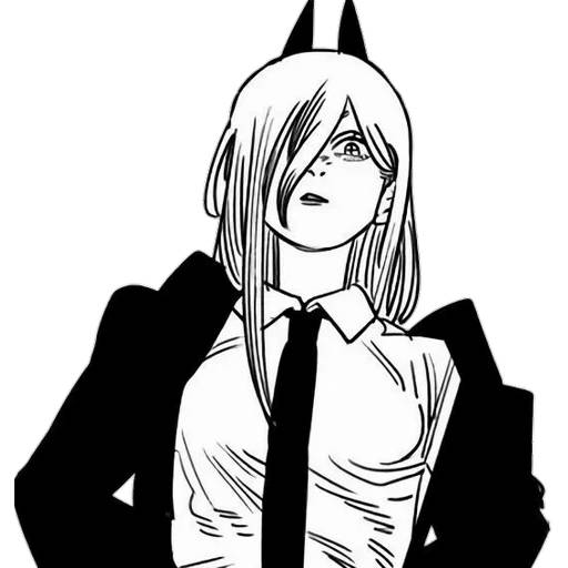 Набор стикеров Человек-бензопила №16 для WhatsApp 28