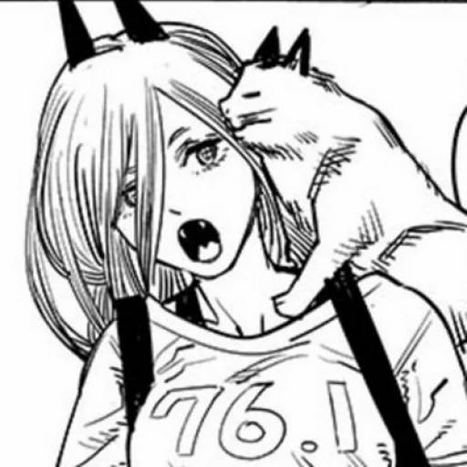 Набор стикеров Человек-бензопила №20 для WhatsApp 12