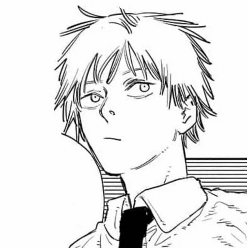 Набор стикеров Человек-бензопила №20 для WhatsApp 14