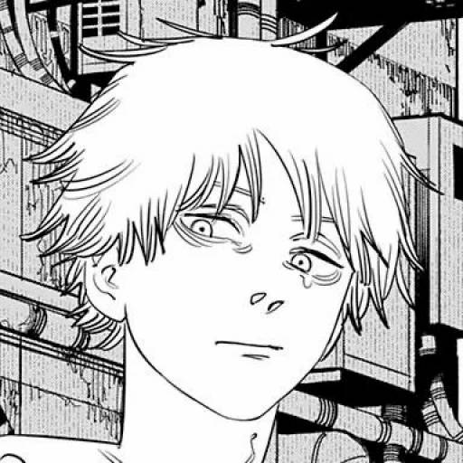 Набор стикеров Человек-бензопила №20 для WhatsApp 21