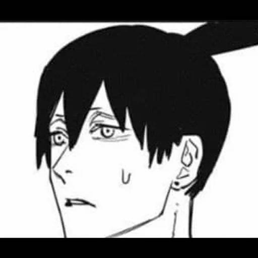 Набор стикеров Человек-бензопила №22 для WhatsApp 18