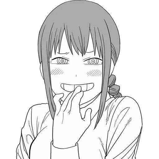 Набор стикеров Человек-бензопила №26 для WhatsApp 21