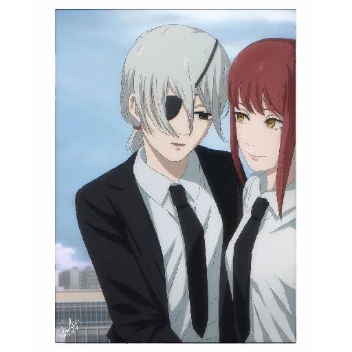 Набор стикеров Человек-бензопила №29 для WhatsApp 21