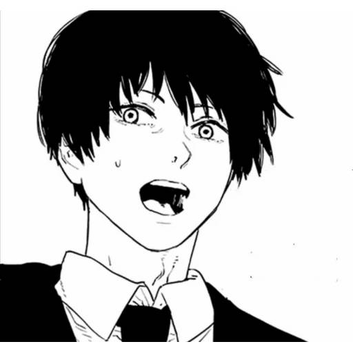 Набор стикеров Человек-бензопила №4 для WhatsApp 8