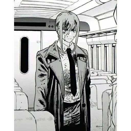 Набор стикеров Человек-бензопила №7 для WhatsApp 11