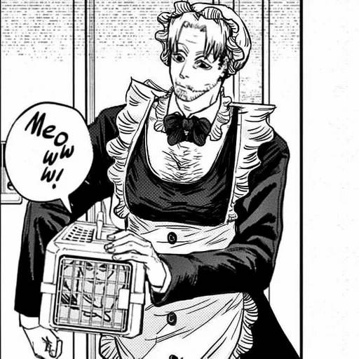 Набор стикеров Человек-бензопила №7 для WhatsApp 15