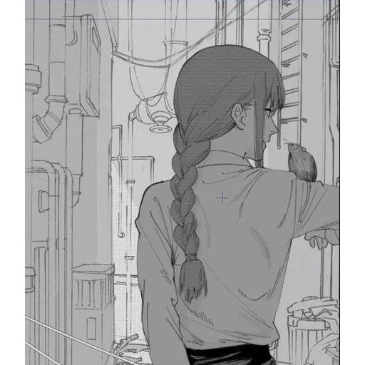 Набор стикеров Человек-бензопила №7 для WhatsApp 3