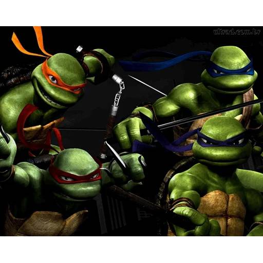 Набор стикеров Черепашки-ниндзя №7 для WhatsApp 29