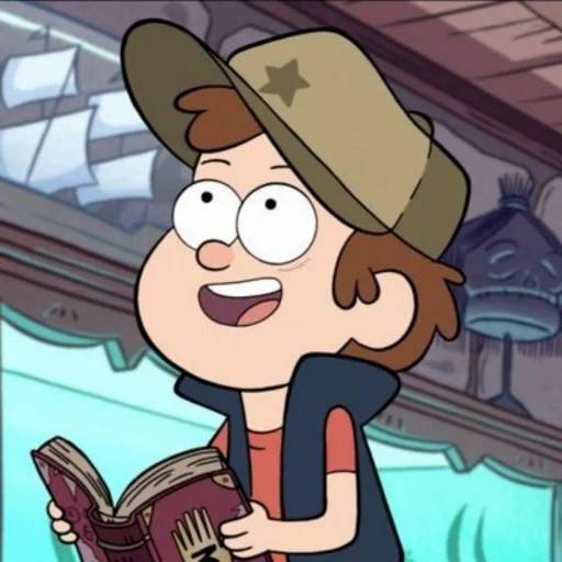 Набор стикеров Гравити Фолз №17 для WhatsApp 13