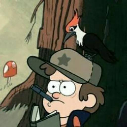 Набор стикеров Гравити Фолз №17 для WhatsApp 23