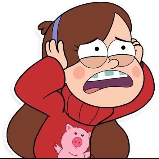 Набор стикеров Гравити Фолз №19 для WhatsApp 16