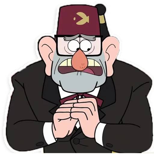 Набор стикеров Гравити Фолз №19 для WhatsApp 19