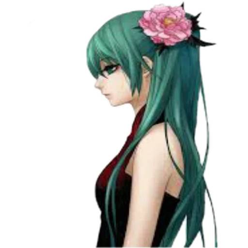 Набор стикеров Хацунэ Мику №17 для WhatsApp 5