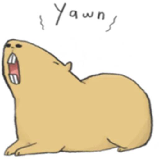 Набор стикеров Капибара №17 для WhatsApp 21