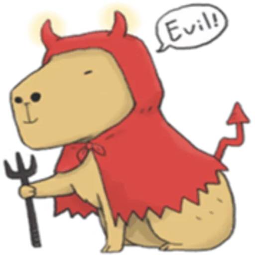 Набор стикеров Капибара №17 для WhatsApp 24