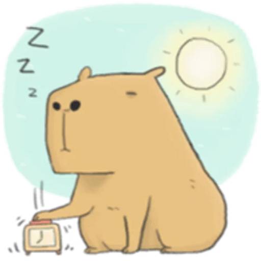 Набор стикеров Капибара №17 для WhatsApp 29