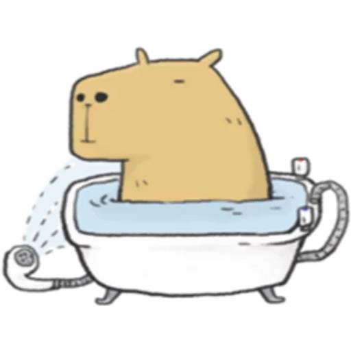 Набор стикеров Капибара №17 для WhatsApp 3