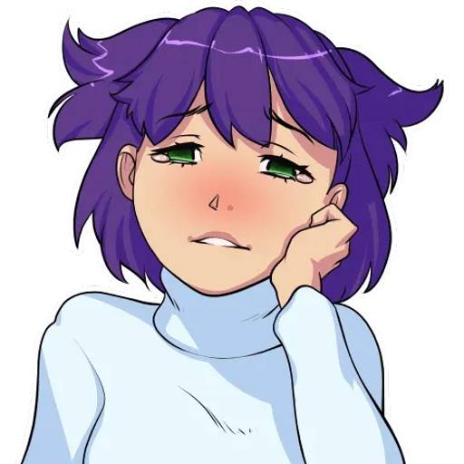 Набор стикеров Лена для WhatsApp 9