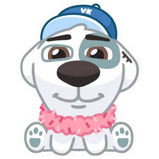 Набор стикеров Праздничный Спотти для WhatsApp 7