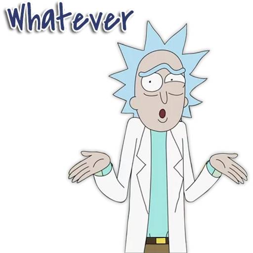 Набор стикеров Рик и Морти №10 для WhatsApp 7