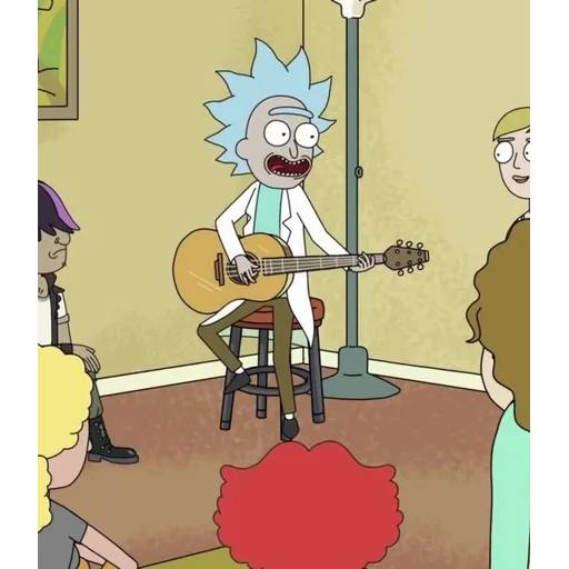 Набор стикеров Рик и Морти №12 для WhatsApp 21